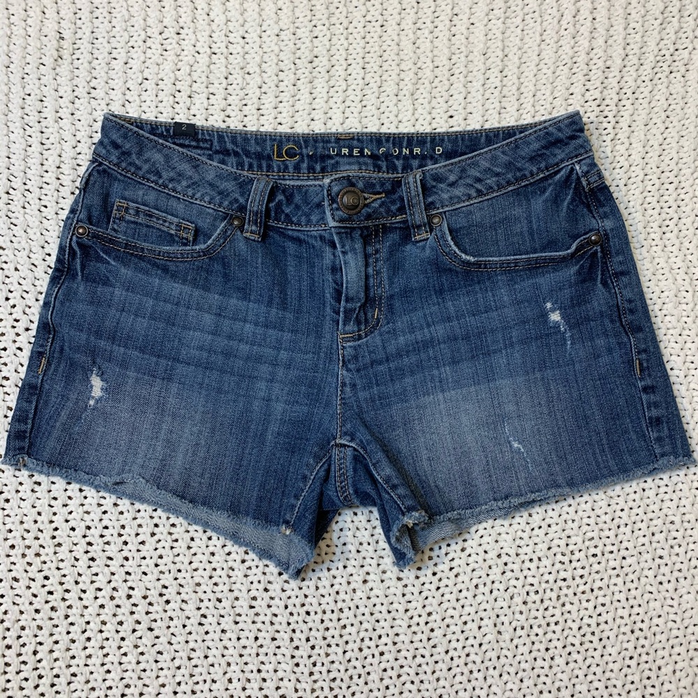 lc lauren conrad size 2 jean shorts